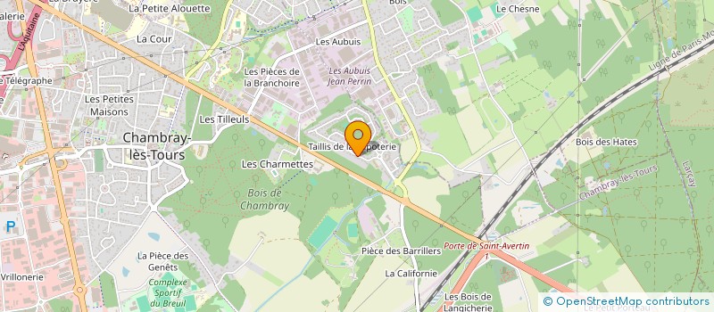 localisation de l'entreprise QUATTRO IMMO  CHAMBRAY-LES-TOURS