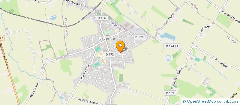 localisation de l'entreprise QUATTRO INVESTISSEMENT  LAVENTIE