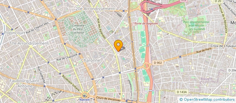 localisation de l'entreprise QUATTRO N'EN FAUT  PARIS