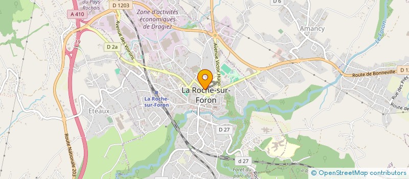localisation de l'entreprise QUATTRO - SERVICE  LA ROCHE-SUR-FORON