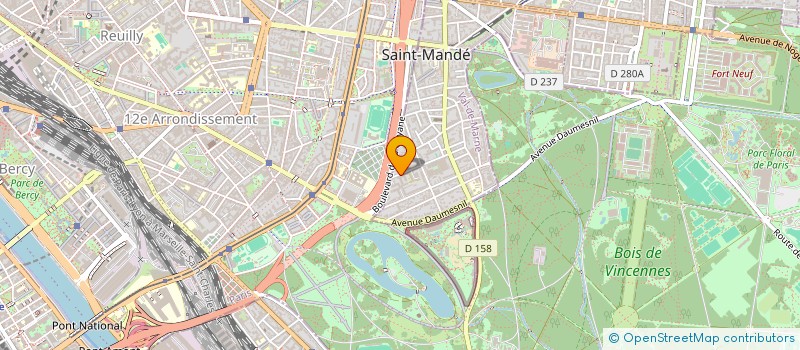 localisation de l'entreprise QUATTRODOMUS à SAINT-MANDE