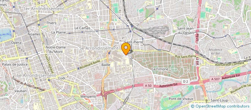 localisation de l'entreprise QUATTUOR  MARSEILLE