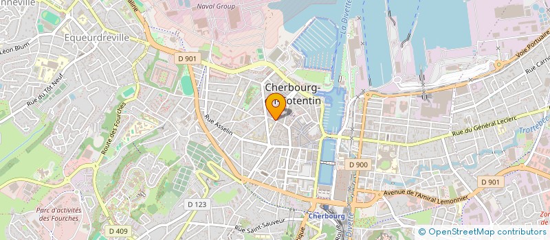 localisation de l'entreprise QUATTUOR VENTI à CHERBOURG-EN-COTENTIN