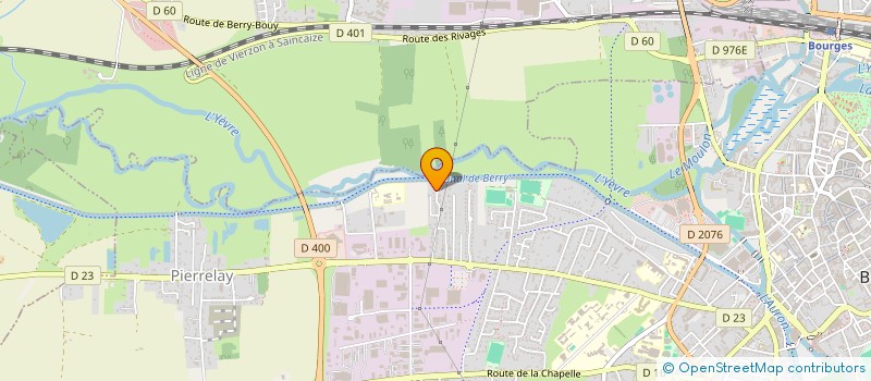 localisation de l'entreprise QUATUOR 4444  BOURGES