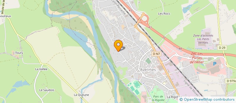 localisation de l'entreprise QUATUOR  AVERMES