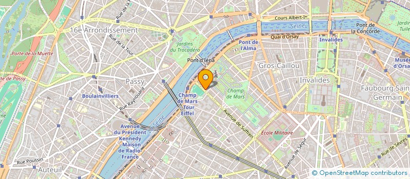 localisation de l'entreprise QUATUOR 92 à PARIS