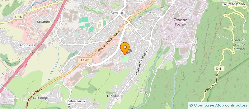 localisation de l'entreprise QUATUOR ANNESCI à ANNECY