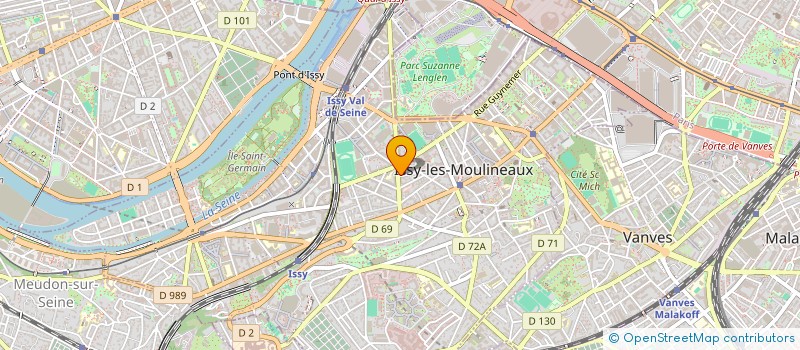 localisation de l'entreprise QUATUOR ARIANE à ISSY-LES-MOULINEAUX