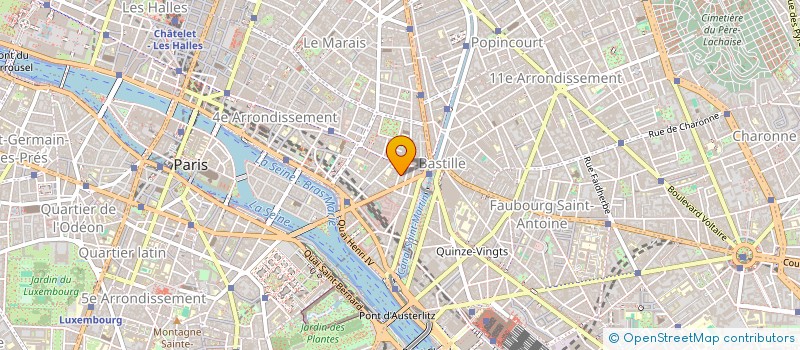 localisation de l'entreprise QUATUOR ARLEQUIN  PARIS