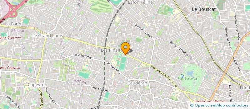 localisation de l'entreprise QUATUOR DE CLARINETTES DE BORDEAUX  BORDEAUX