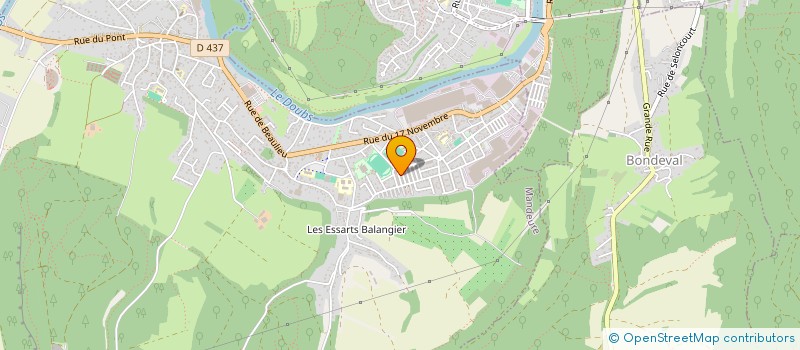 localisation de l'entreprise QUATUOR DE SAXOPHONES EBONITE  MANDEURE