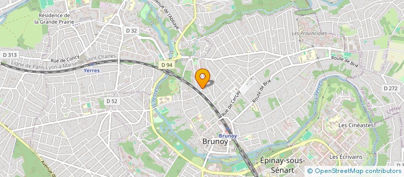 localisation de l'entreprise QUATUOR INFORMATIQUE à BRUNOY