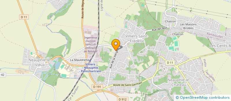 localisation de l'entreprise QUATUOR INVEST  VILLIERS-SAINT-FREDERIC