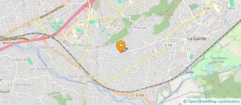 localisation de l'entreprise QUATUOR VOCAL JOIA VOCCE à LA GARDE