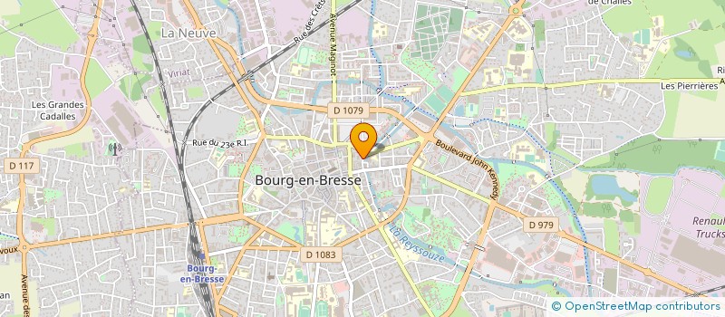 localisation de l'entreprise QUATUOR VOCAL QUATR'AIN à BOURG-EN-BRESSE