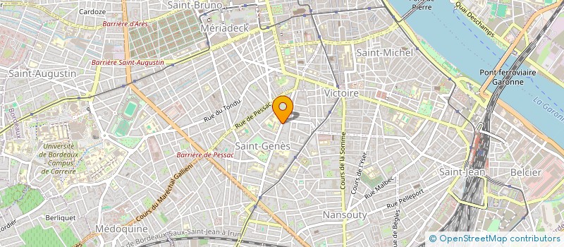 localisation de l'entreprise QUATUORS A BORDEAUX  BORDEAUX