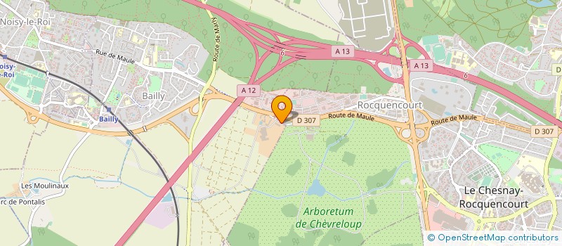 localisation de l'entreprise QUAVIS à LE CHESNAY-ROCQUENCOURT