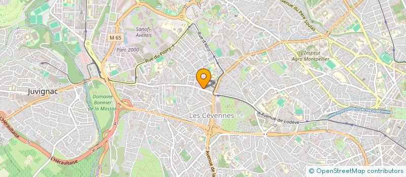 localisation de l'entreprise QUAY BRONDELLE à MONTPELLIER