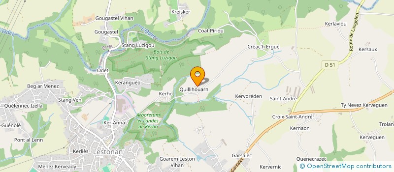 localisation de l'entreprise QUAY POINT SOLUTIONS  ERGUE GABERIC