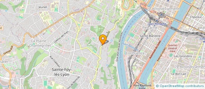 localisation de l'entreprise QUAYSIDE RESEARCH  SAINTE-FOY-LES-LYON