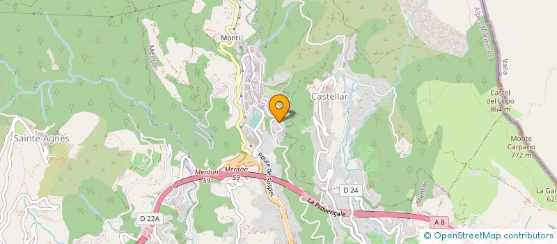 localisation de l'entreprise QUAZYLIS - ENSEMBLE VOCAL FEMININ  MENTON