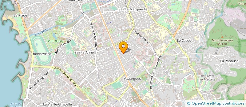 localisation de l'entreprise QUB à MARSEILLE