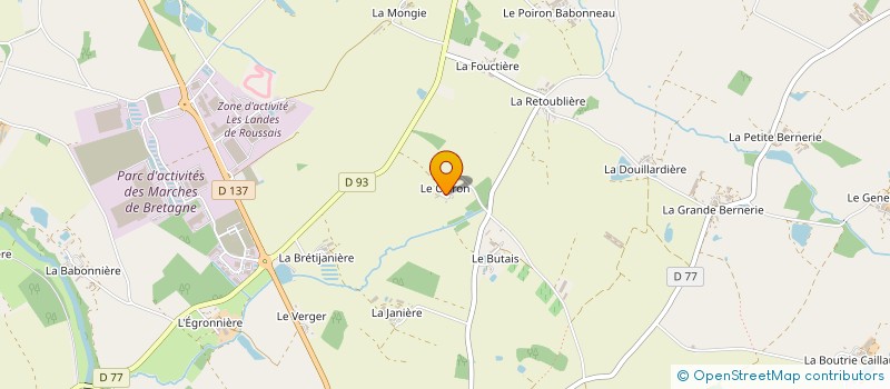 localisation de l'entreprise QUB à MONTAIGU-VENDEE