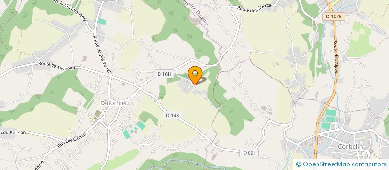 localisation de l'entreprise QUB PROJET ETS  DOLOMIEU