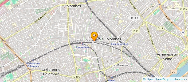 localisation de l'entreprise QUBBA AMO à BOIS-COLOMBES