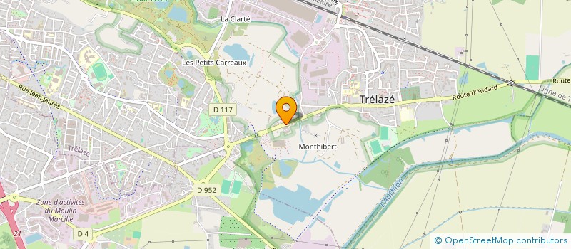 localisation de l'entreprise QUBE à TRELAZE