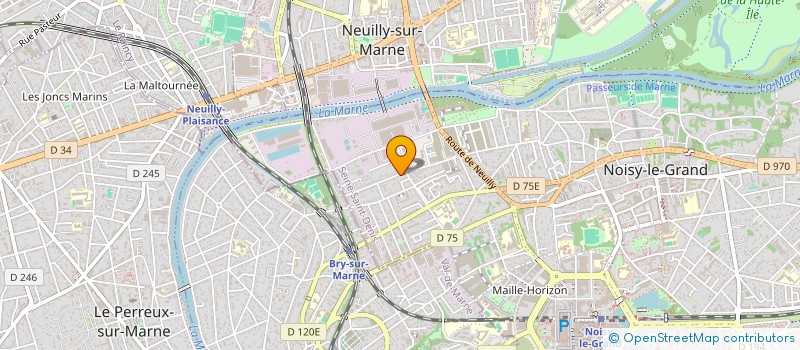 localisation de l'entreprise QUBEVENTS SARL  NOISY-LE-GRAND