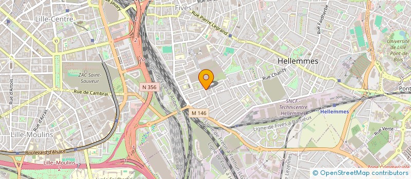 localisation de l'entreprise QUBO GAS à LILLE
