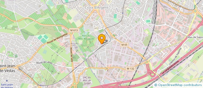 localisation de l'entreprise QUBUS à MONTPELLIER