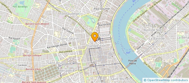 localisation de l'entreprise QUCIT à BORDEAUX