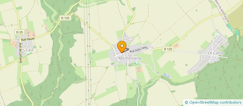 localisation de l'entreprise QUE D'LA GUEULE  MORFONTAINE