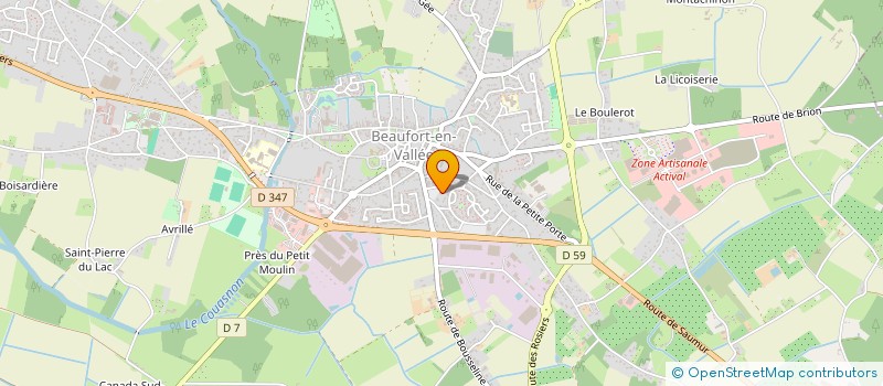 localisation de l'entreprise QUE DES BELLES MAISONS à BRISSAC LOIRE AUBANCE