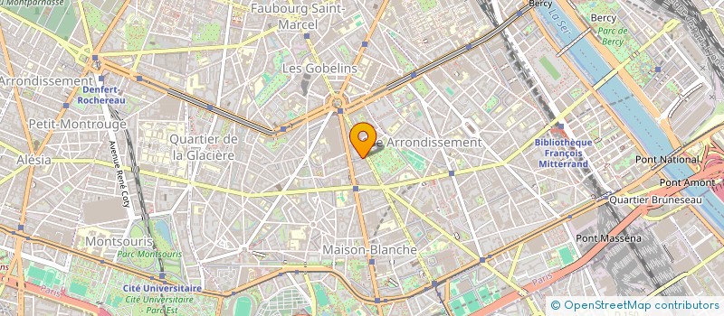 localisation de l'entreprise QUE DES LARMES  PARIS