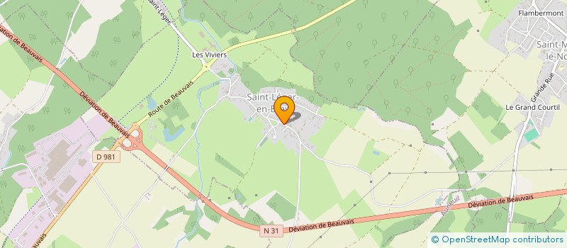 localisation de l'entreprise QUE DU BONHEUR  SAINT-LEGER-EN-BRAY