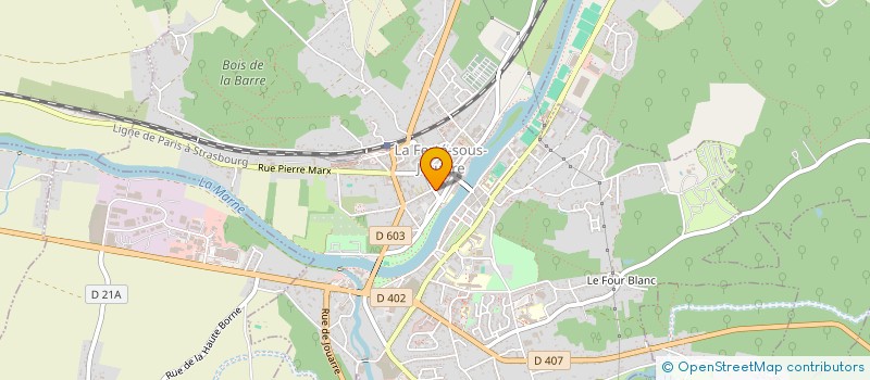 localisation de l'entreprise QUE DU BONHEUR à LA FERTE-SOUS-JOUARRE