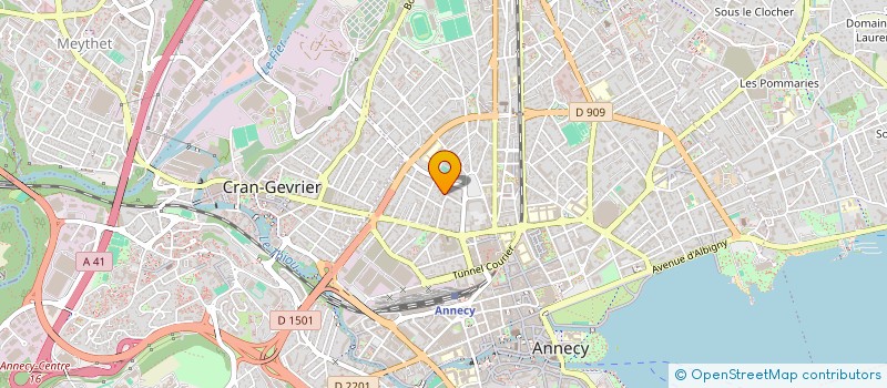 localisation de l'entreprise QUE DU BONHEUR  ANNECY