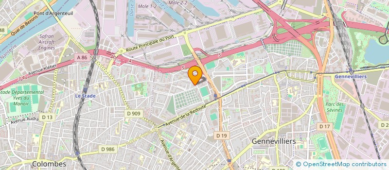 localisation de l'entreprise QUE DU BONHEUR EN SON QDBES  ASNIERES-SUR-SEINE