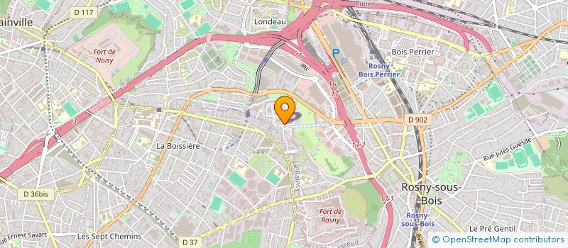 localisation de l'entreprise QUE LA MODE PARIS à ROSNY-SOUS-BOIS