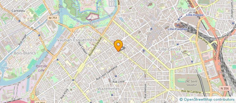 localisation de l'entreprise QUE LA MUSIQUE COMMENCE  LILLE