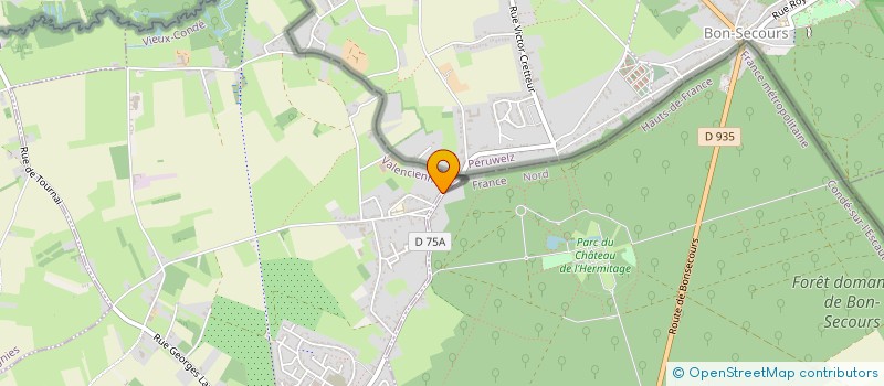 localisation de l'entreprise QUEANT SARL  VIEUX-CONDE