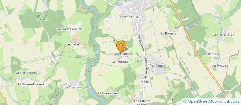 localisation de l'entreprise QUEBEBRIC  TREMEREUC