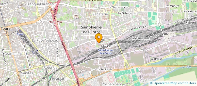 localisation de l'entreprise QUEBROY  SAINT-PIERRE-DES-CORPS