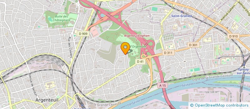 localisation de l'entreprise QUEEL  ARGENTEUIL