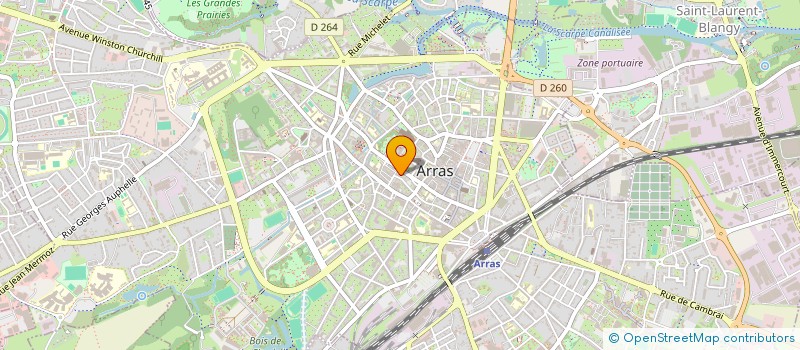 localisation de l'entreprise QUEEN AFRICA  ARRAS