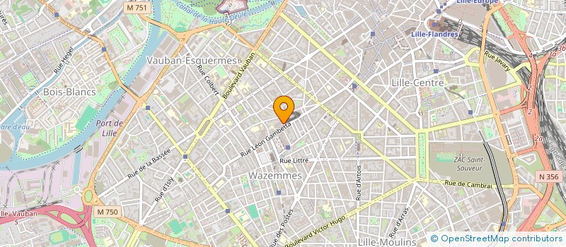 localisation de l'entreprise QUEEN ARES MUSIC  LILLE