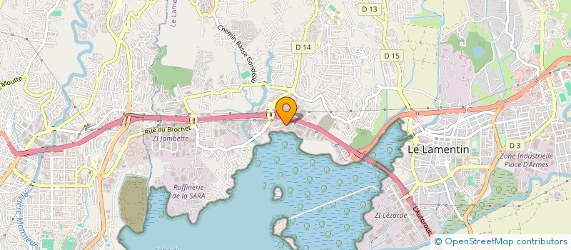 localisation de l'entreprise QUEEN BEAUTYLICIOUS MARTINIQUE  LE LAMENTIN